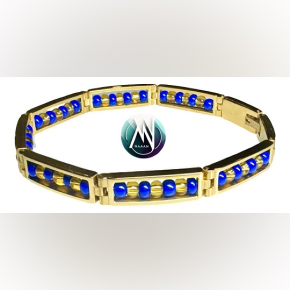 Stainless steel ilde de Oshosi Bracelet (Czech Beads) yoruba religion africana